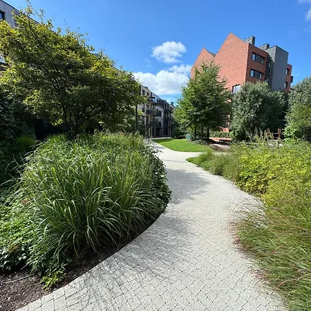 Zielone Srodmiescie Na Osiedlu River View グダニスク