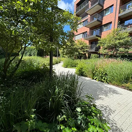 Zielone Srodmiescie Na Osiedlu River View Danzica